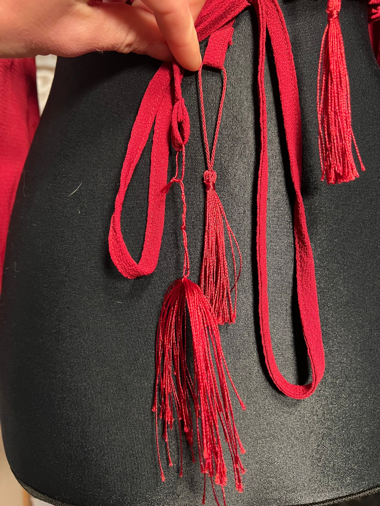 Sara's Choice: Carmen Cropped  Bluse Top weinrot  | Gr. S M L Onesize | Dark Alternative
