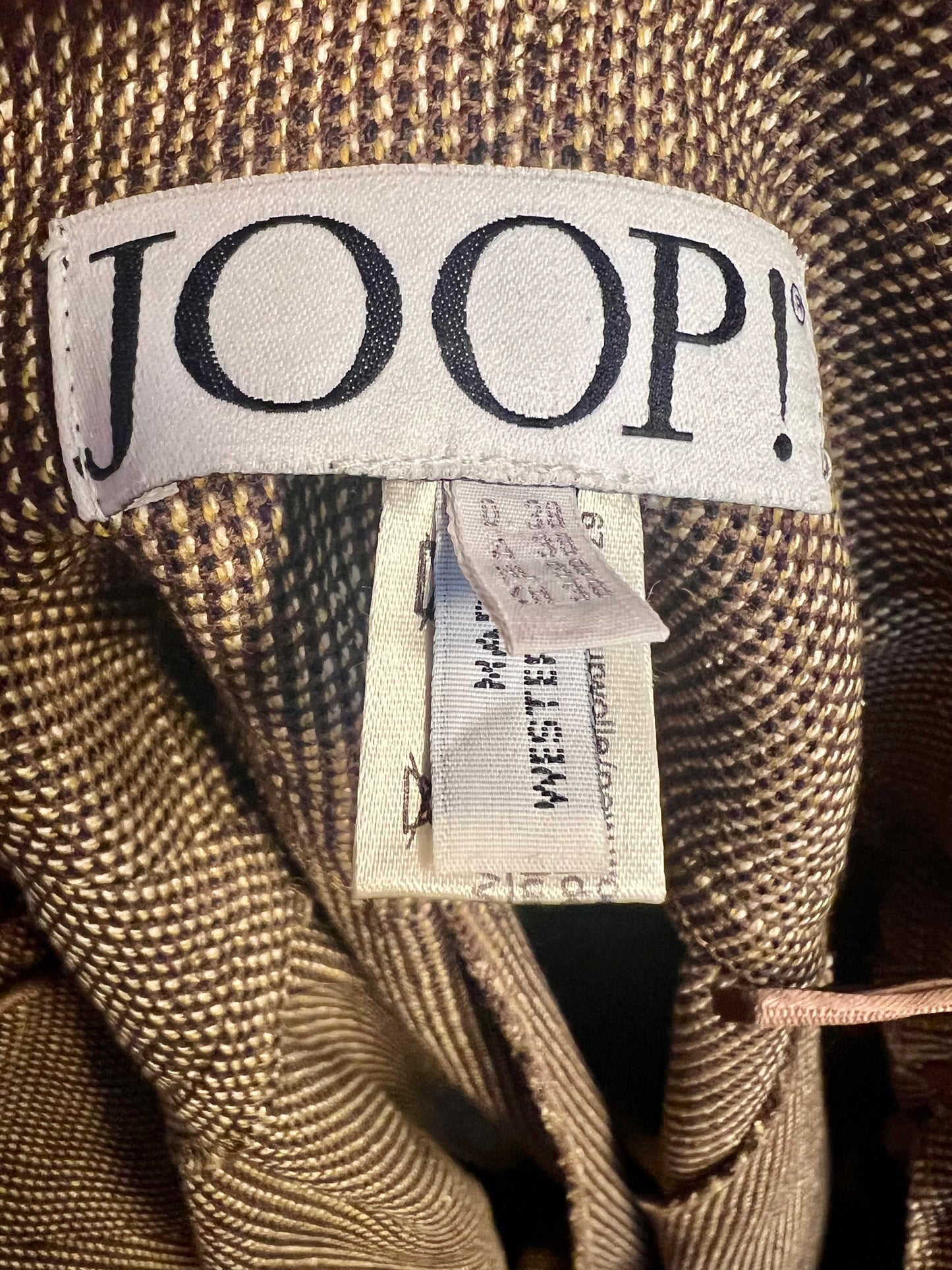 Vintage JOOP! Set Gr M 38 Schurwolle Seide Rock Blazer Dark Academia 80s 90s