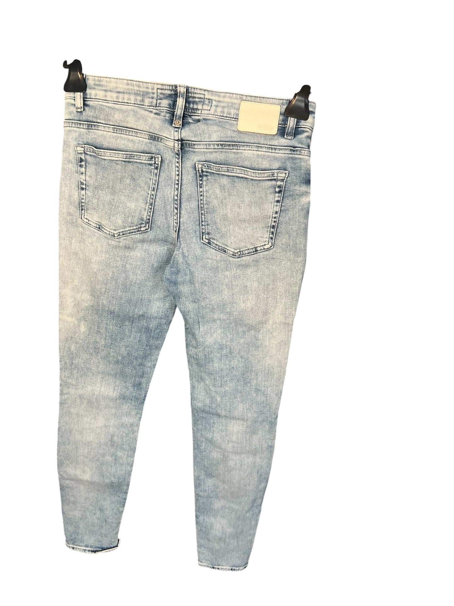 Drykorn Jeans W26 L32 Hellblau Slim Fit Tapered Used Look Y2K Denim Mid Waist Skinny