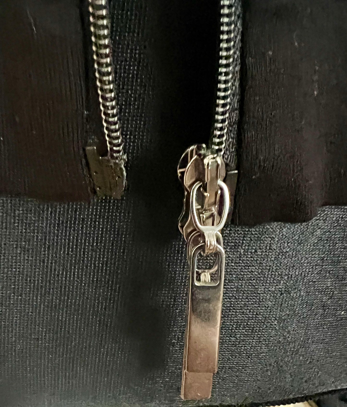 Vintage Gerry Weber Strickjacke | 90s Zebra Struktur Muster | 2-Wege Reißverschluss | Gr. 38 M