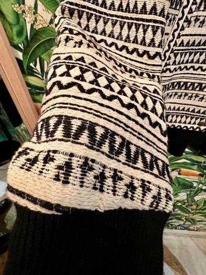 Liebeskind Berlin Blouson Jacke 38 M Natur Weiß Schwarz NEU Etikett Bomberjacke boho ethno