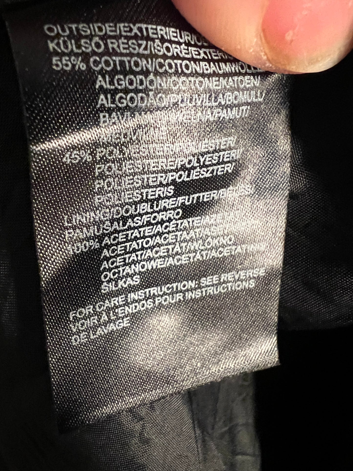 Sara's Choice: Mexx Rock Muster grau schwarz| Gr. 38 40 M | Dark Alternative