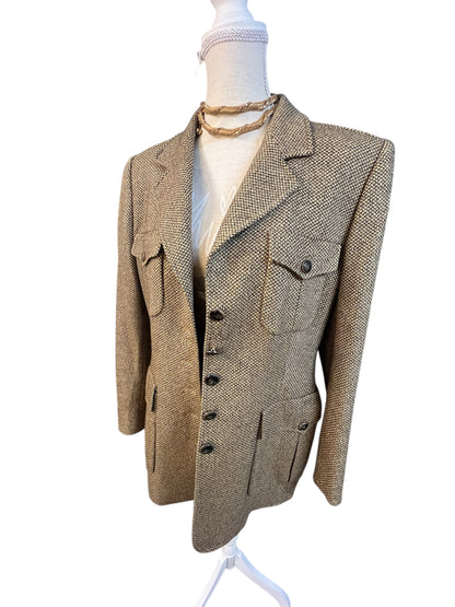 Escada Margaretha Ley Vintage Cashmere Blazer Gr. 40 – 100% Kaschmir Made in Italy