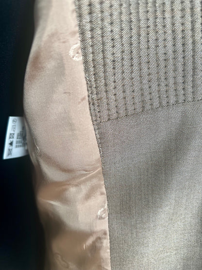 Vintage Escada Blazer – Braun | Schurwolle & Seide | Gr. 40 M (passt 38 / 40)
