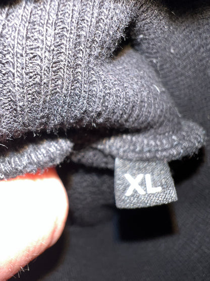 Sara's Choice: Internet Doll Teddy Fleece Cropped Pullover schwarz Gr 40 42 44 Oversize Fit XL – Dark Alternative