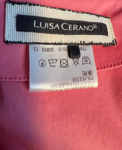 Luisa Cerano Vintage Luxus Kleid Pink Gr. 40 – M L Figurbetont, Y2K, Top Zustand