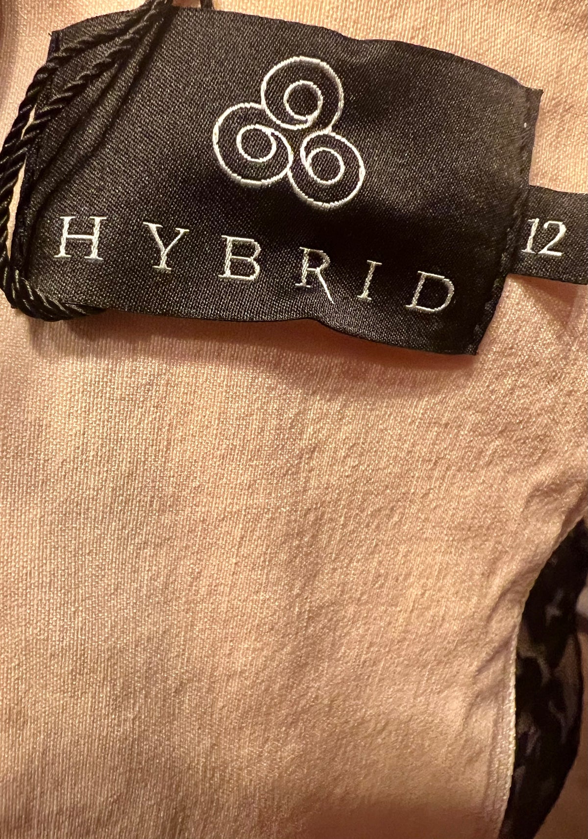 Hybrid Spitzenkleid Beige Schwarz Colourblocking Gr. 38 40 M Etuikleid Cocktailkleid Polen Gr 12
