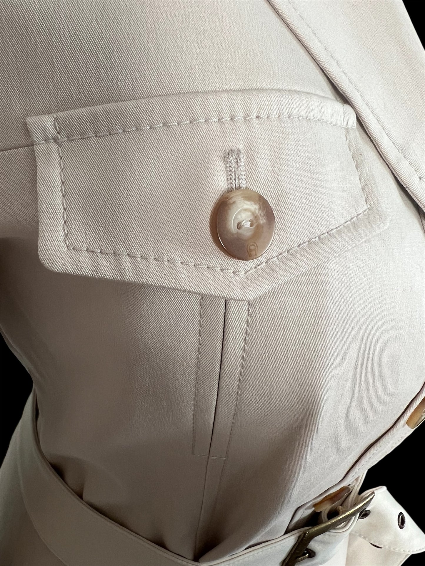 Aigner Vintage Blazer Beige 90s Old Money Style | Gr. 40 | Tailliert, Made in Italy