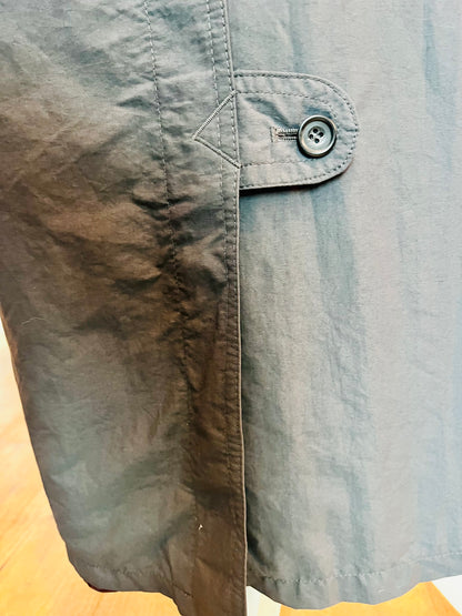 Valmeline Vintage Mantel Oversize Gr. 44 46 48 XXL lang Dunkelgrau Weinrot 80er 90er Trench