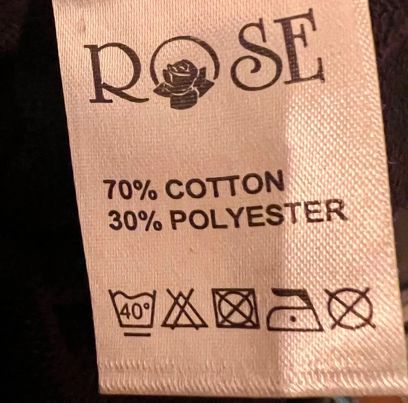 Rose Hoodie „Karl Who?“ Schwarzer Glitzer Sweatpullover Karl Motiv, M Oversized Fit