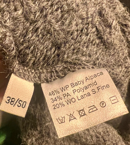 Alpaka Strickpullover grau 38 40 M L Rollkragen | Fabelhaft by Karin Glasmacher | Oversize