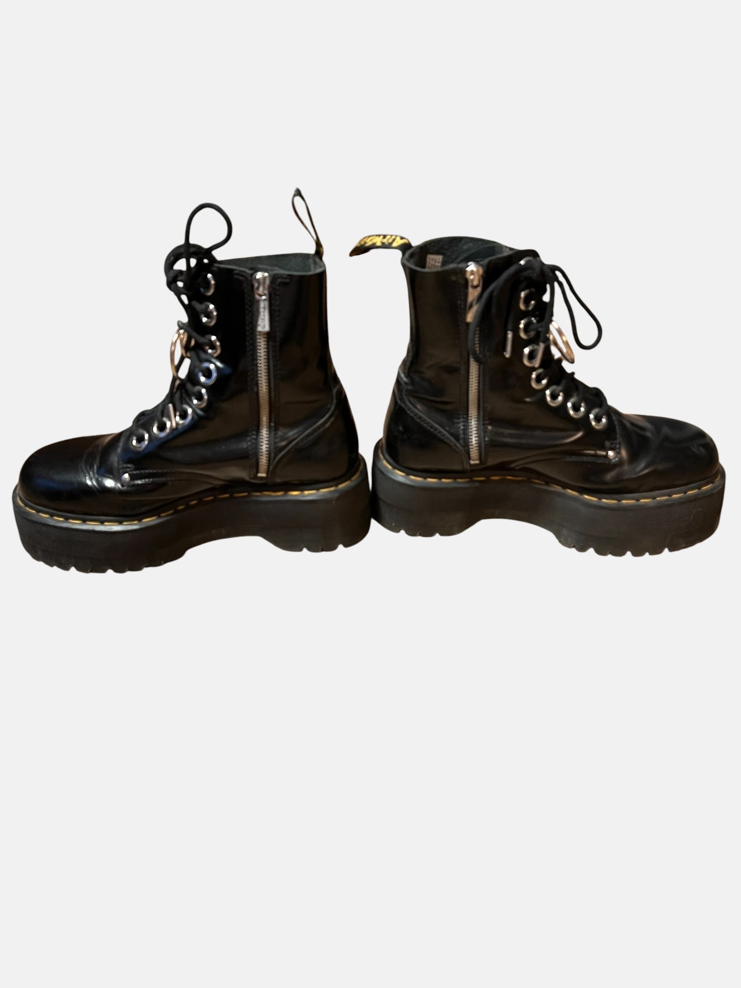 Sara's Choice: Dr. Martens Jadon Max Vegan Platform Boots Stiefel | Gr. 41|  Dark Alternative