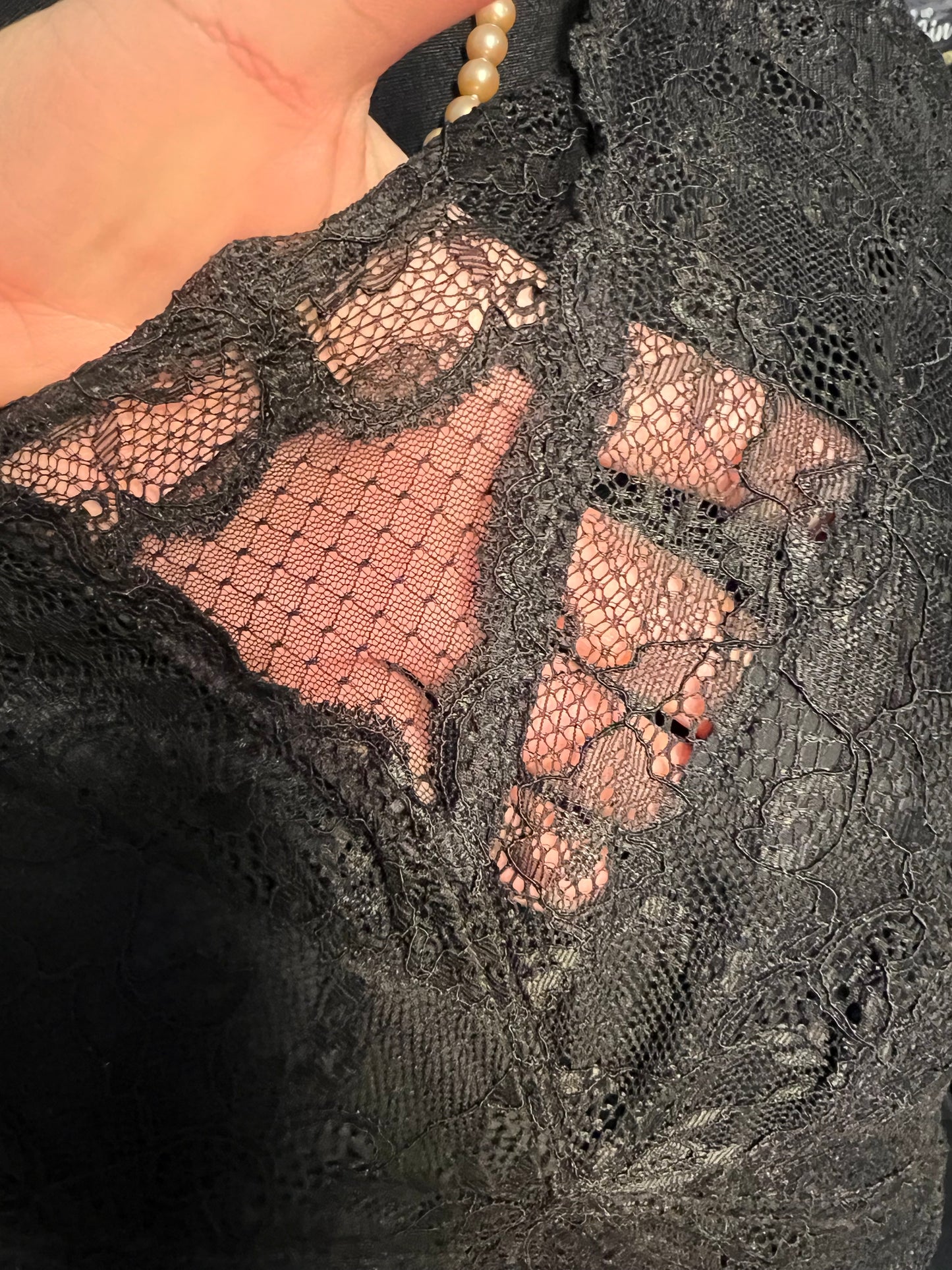 Sara's Choice: Bonprix – BH Top Spitze schwarz  | Gr 105D 48 50 XXXL | Dark Alternative