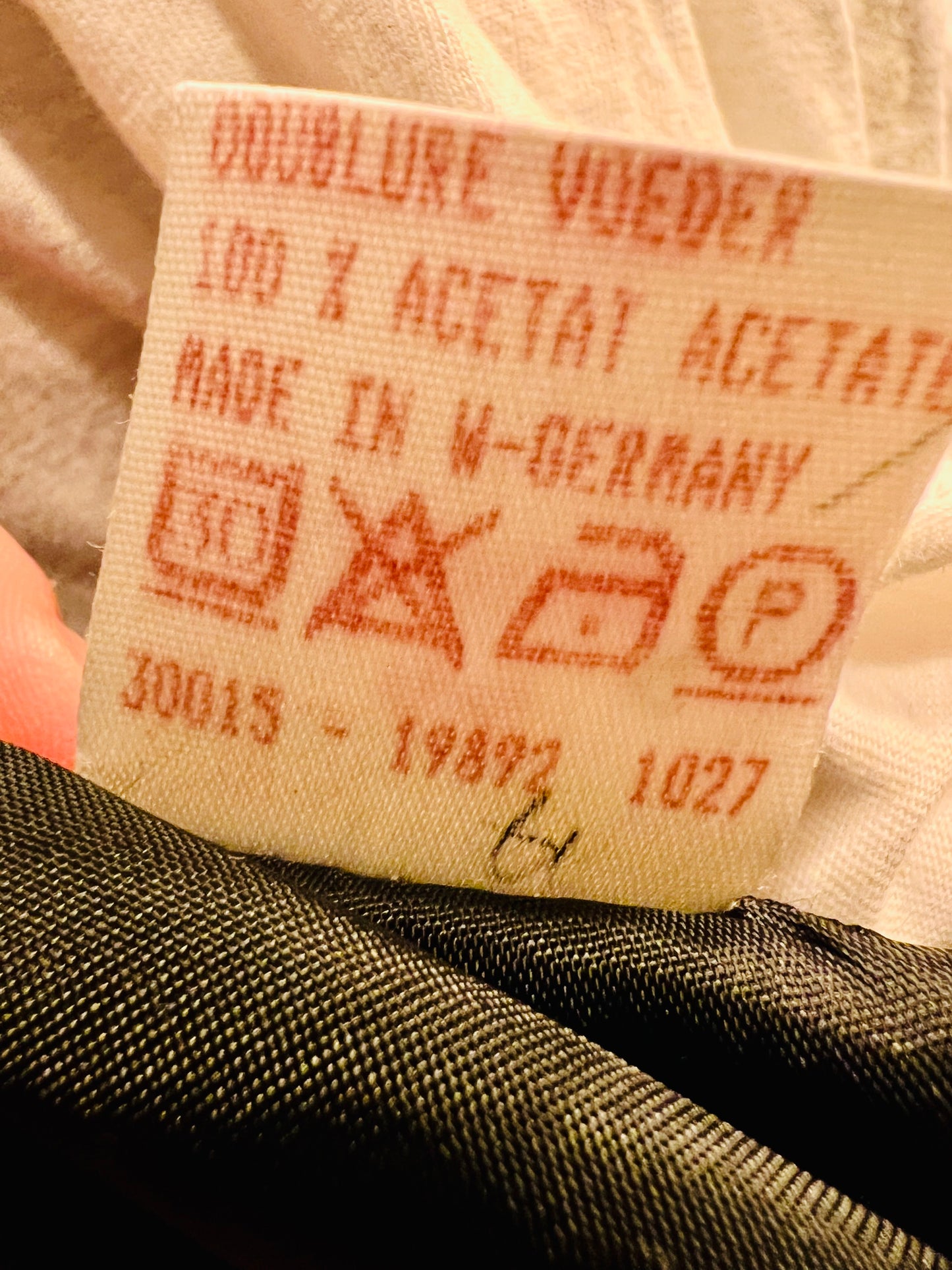 Vintage Hermann Lange Collection Rock | Schwarz, Lang, Glitzersaum | Made in West Germany | M 38 40