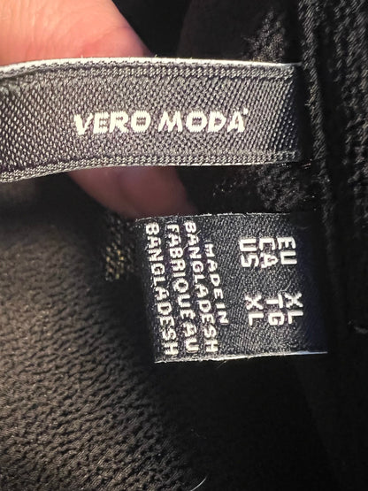 Sara's Choice: Vero Moda – WickelKleid Maxikleid | Gr. L 40 42 XL | Dark Alternative
