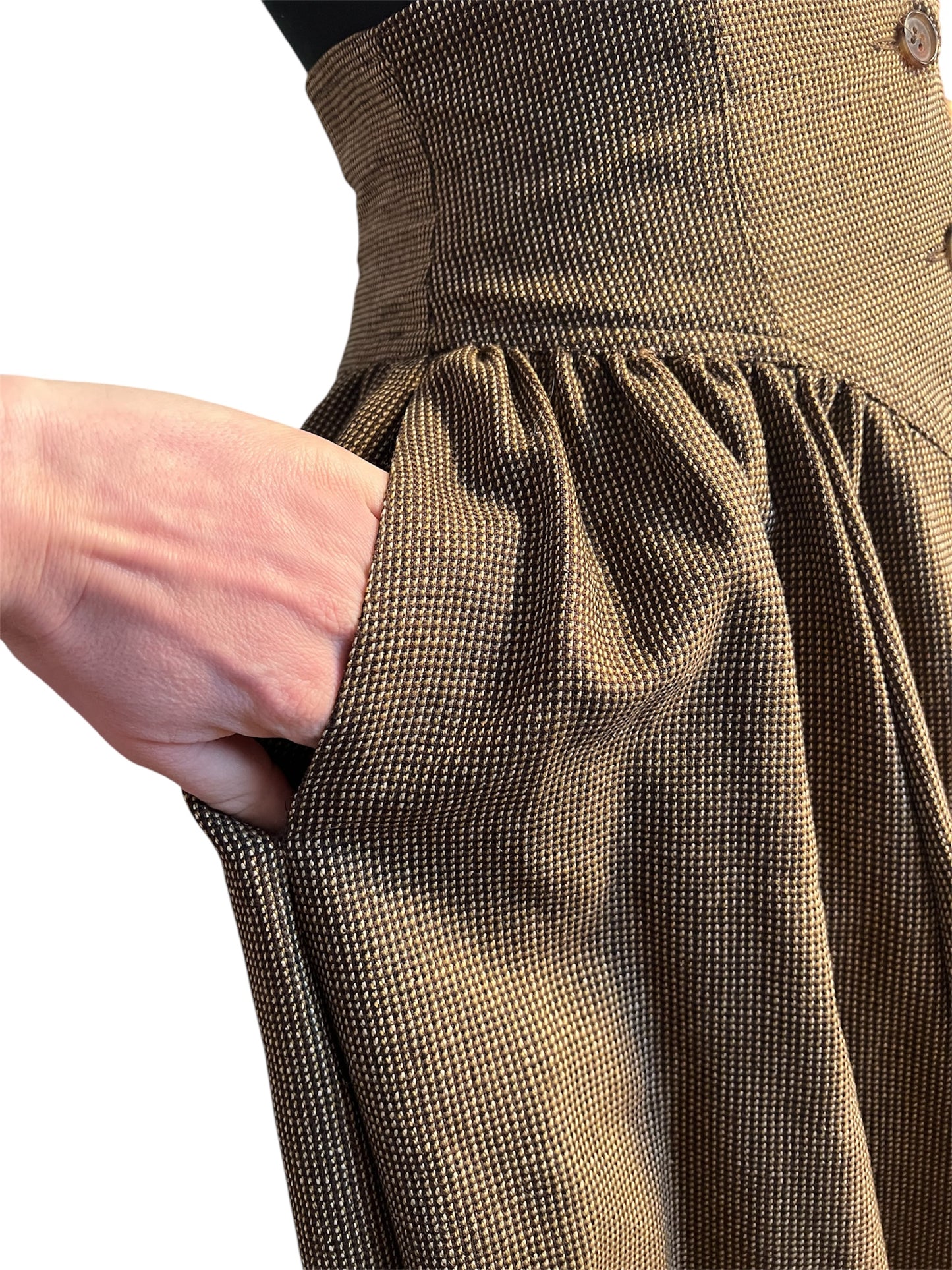 Vintage JOOP! Set Gr M 38 Schurwolle Seide Rock Blazer Dark Academia 80s 90s