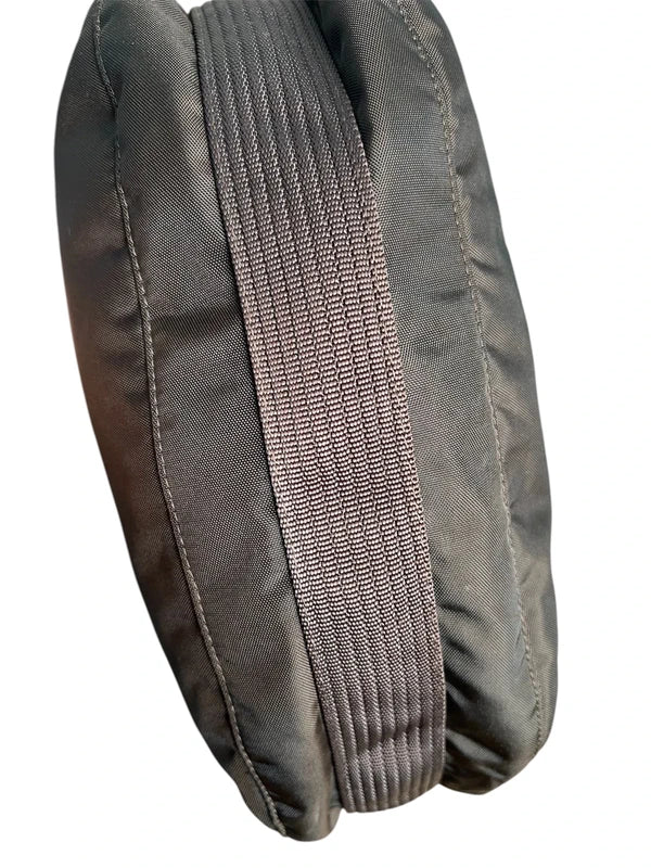 Vintage Bogner Nylon Tasche Braun | Große Schultertasche mit Logo | Top Zustand