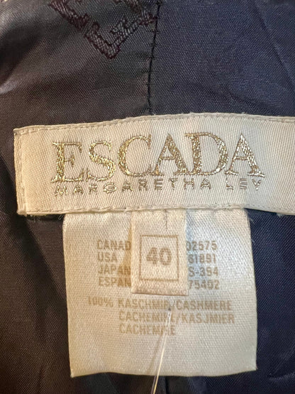 Escada Margaretha Ley Vintage Cashmere Blazer Gr. 40 – 100% Kaschmir Made in Italy