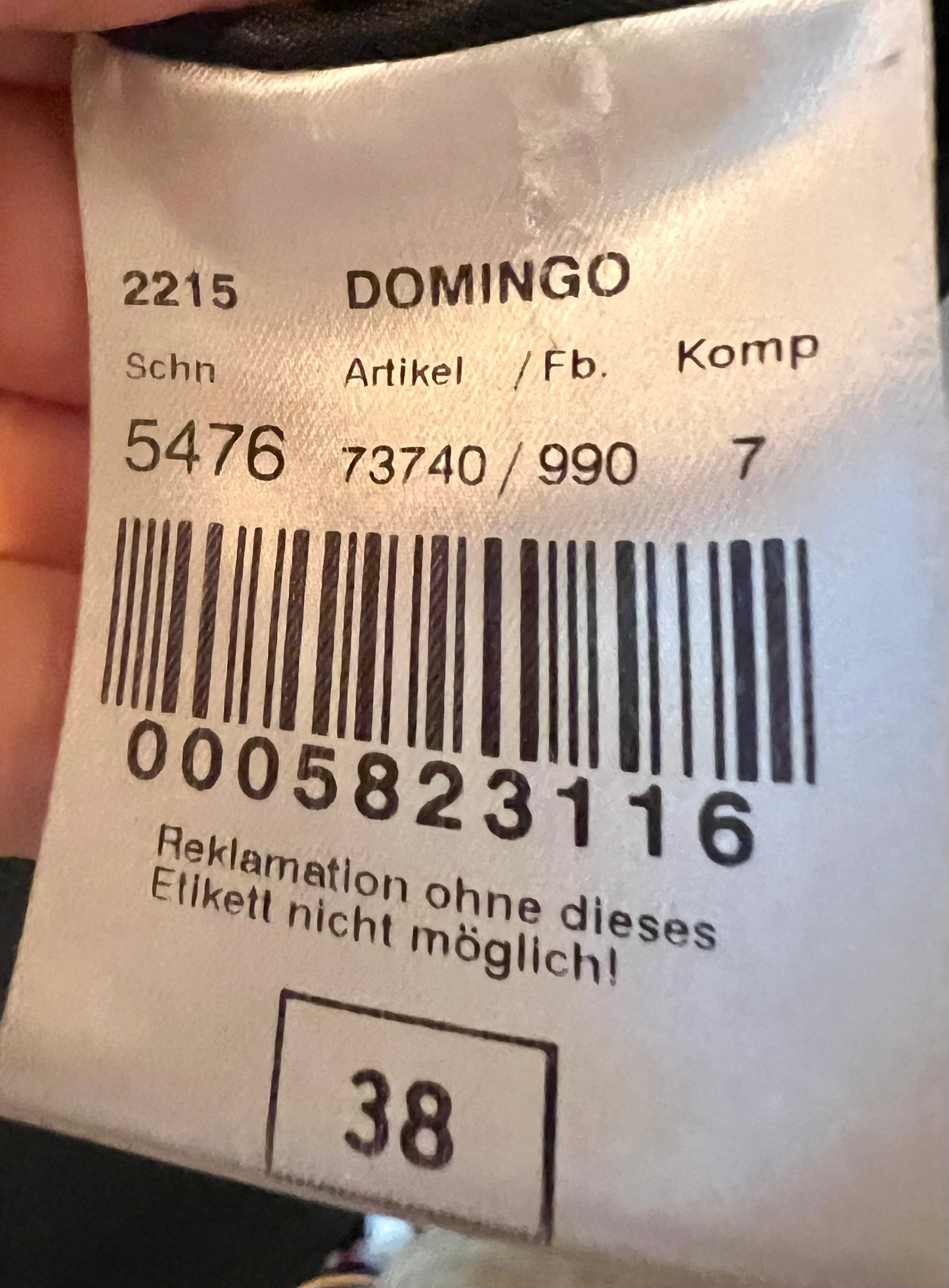 Rosner Vintage Blazer „Domingo“ Schwarz mit Goldknöpfen | Oversized 80s Style | Gr. 38