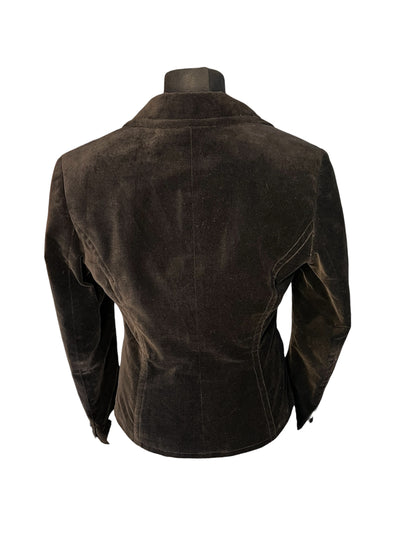 Vintage Samt Blazer Schwarz Gr. 40 Esprit Collection – Velvet Jacket Y2K 90s Chic