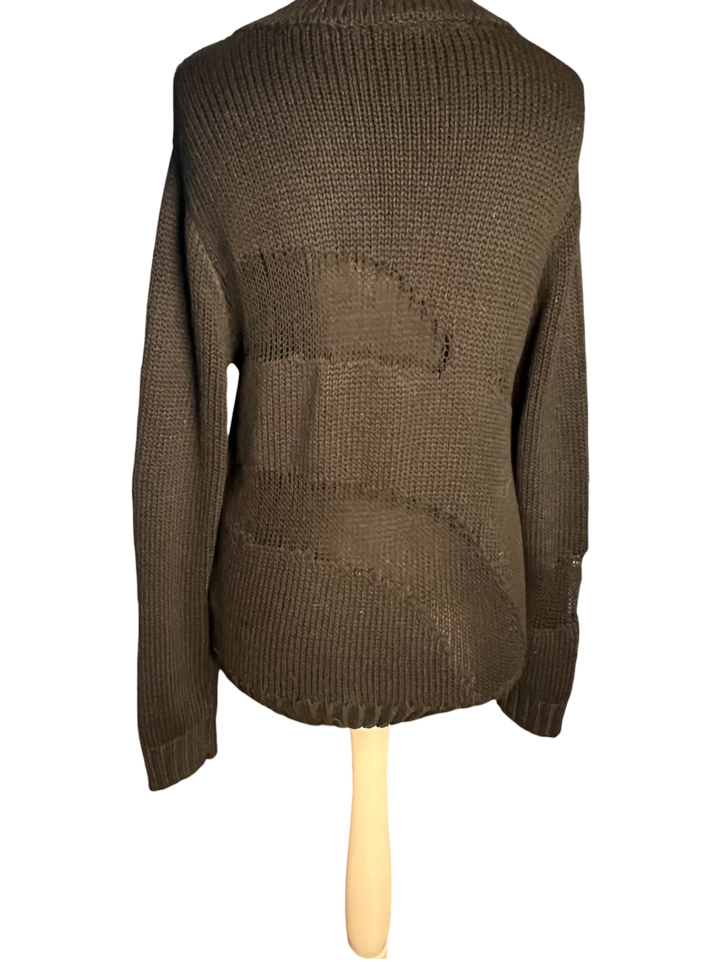 Sara's Choice: Killstar - Distressed Pullover schwarz Gr 40 42 L – Dark Alternative