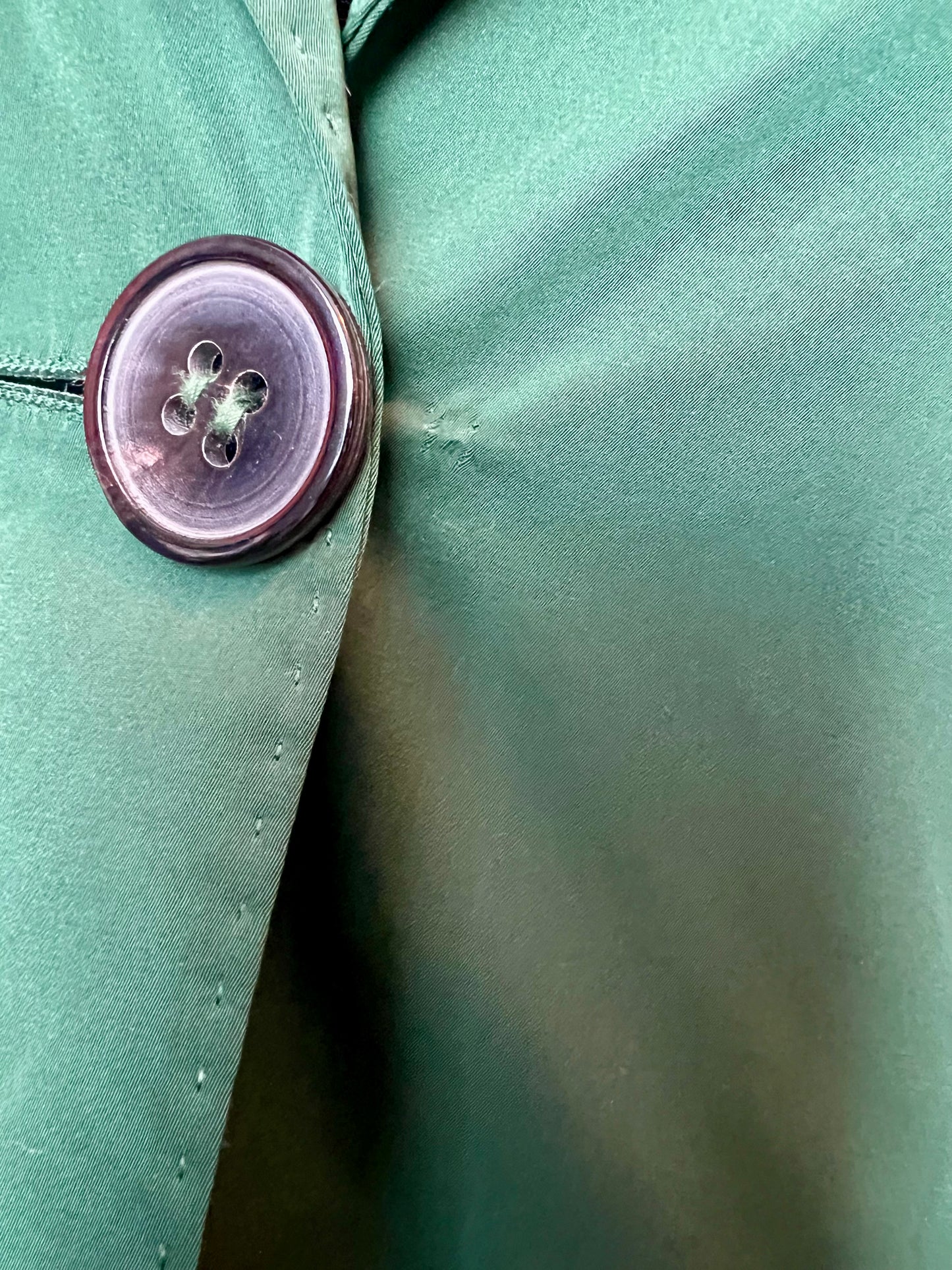 Windsor Blazer Gr 38 M Flaschengrün Elegant Business Blazer Minimal Einstecktuch Old Money