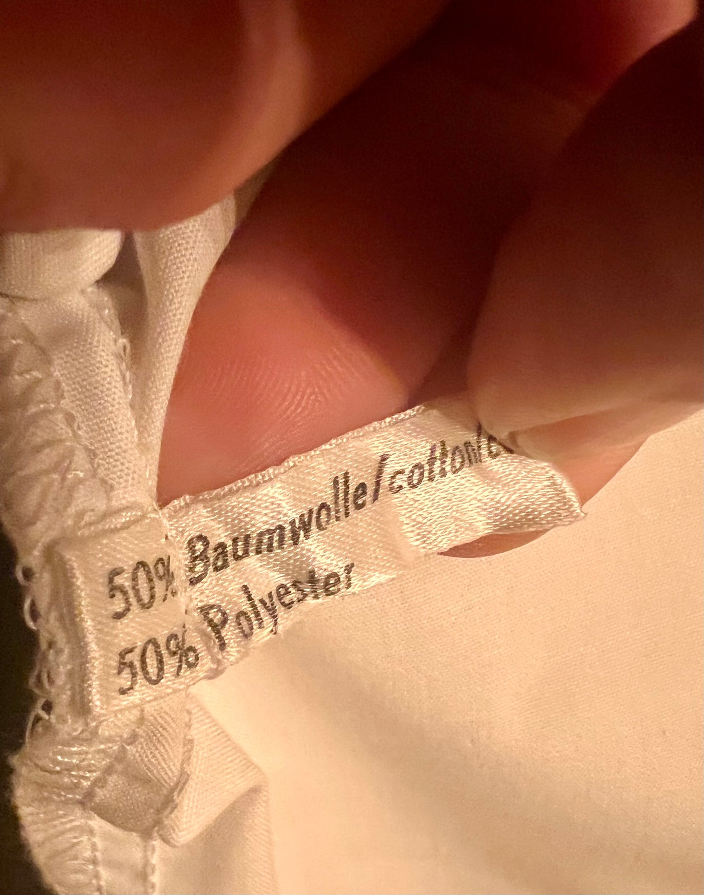 Vintage Bluse Weiß • Gr. 38- 42 • Spitze & Stoffknöpfe • 80er/90er • Gothic Dark