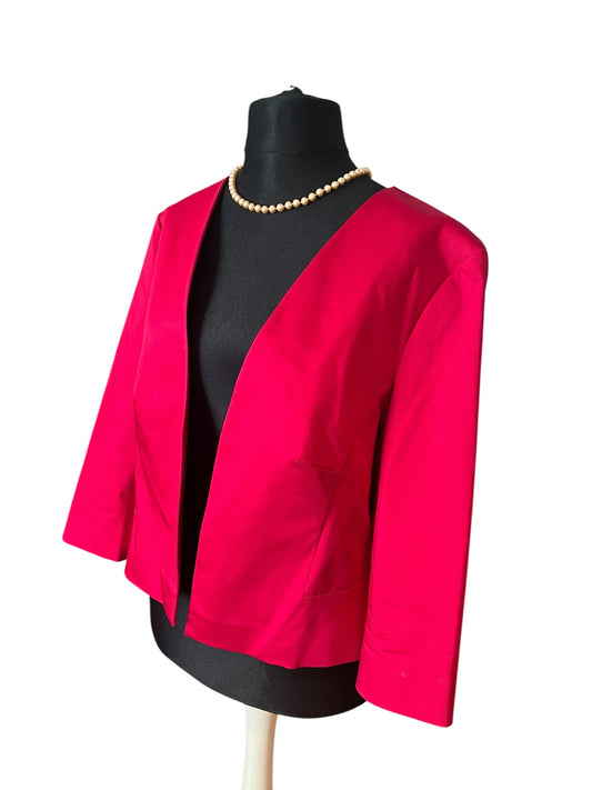 Vintage Vera Mont Bolero Blazer 40 42 M L pink