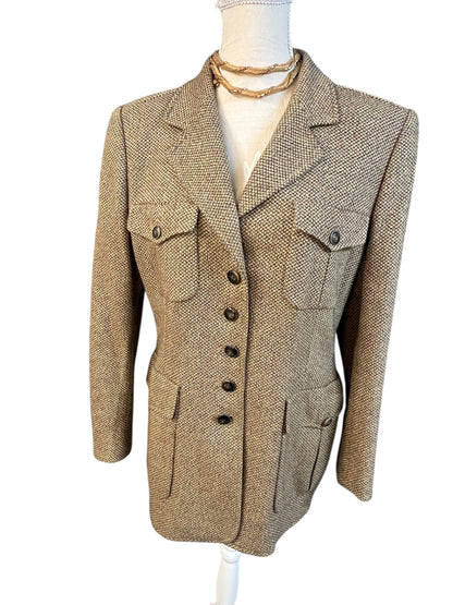 Escada Margaretha Ley Vintage Cashmere Blazer Gr. 40 – 100% Kaschmir Made in Italy