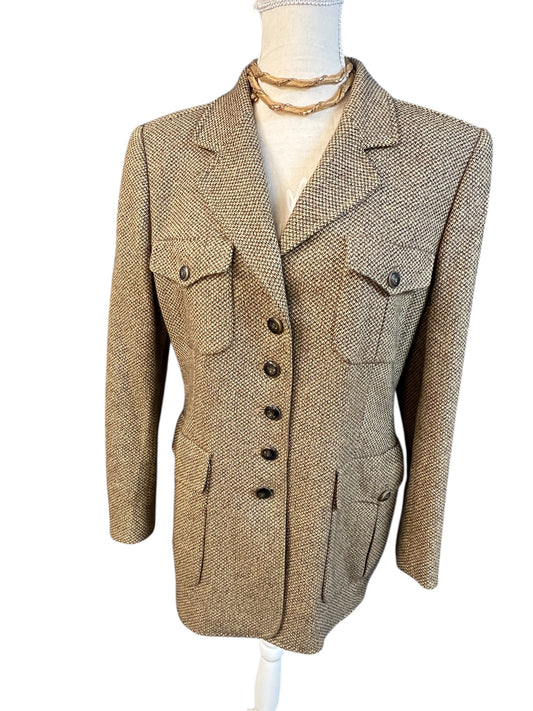 Escada Margaretha Ley Vintage Cashmere Blazer Gr. 40 – 100% Kaschmir Made in Italy