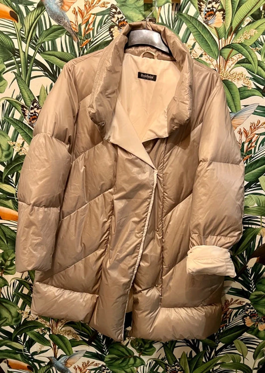 Baldinini Steppjacke Beige Metallic 44 46 Winterjacke XL DaunenJacke