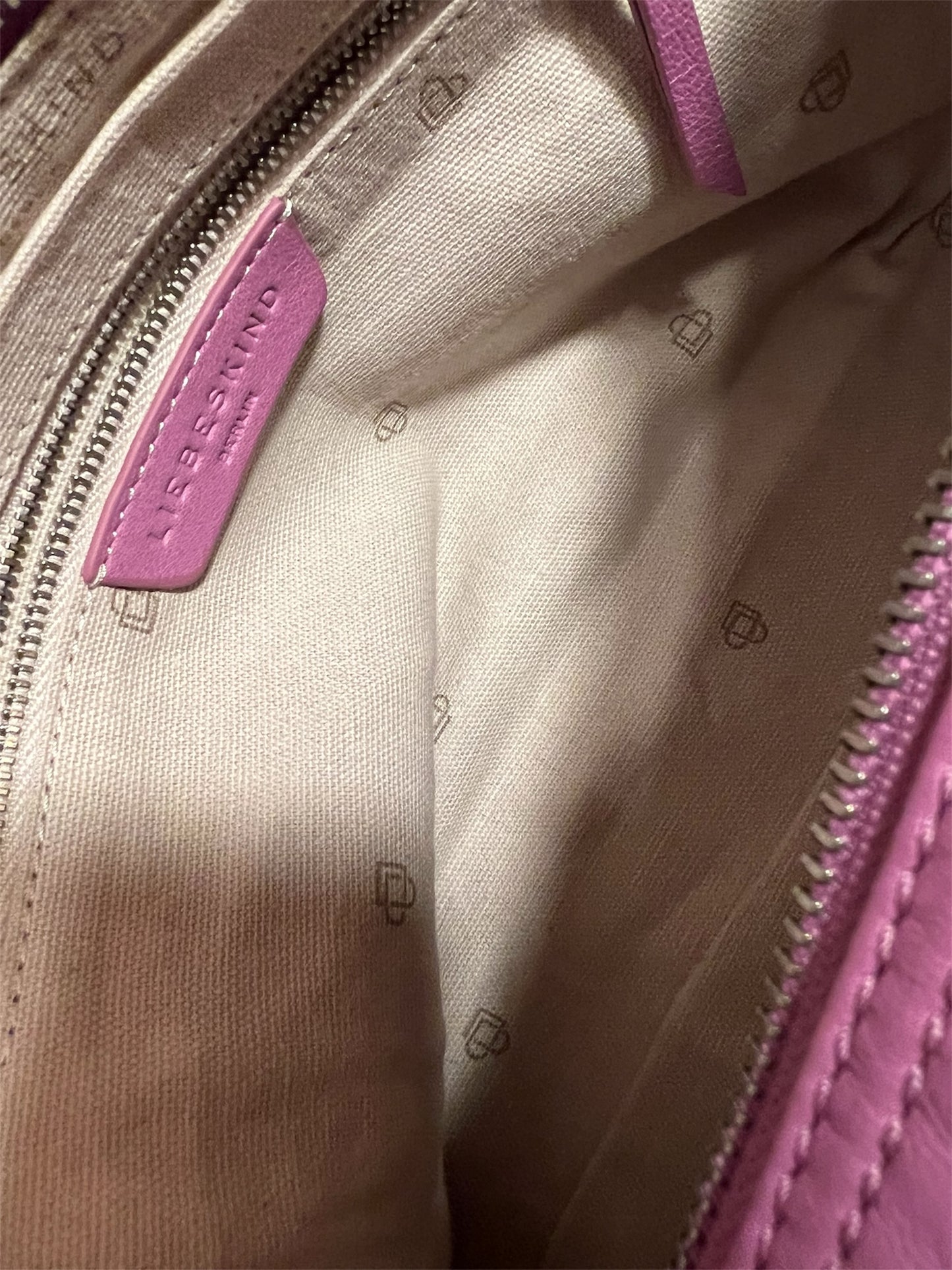 Liebeskind Berlin Ledertasche Helllila – hochwertiges Leder, abnehmbarer Schulterriemen, Top Zustand