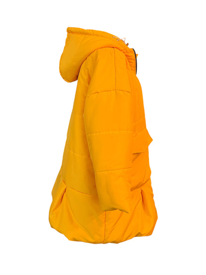 Soolinen Oversize Daunenjacke Sonnengelb | Größe XL–XXL | Trendy Puffy Jacket | 46 48