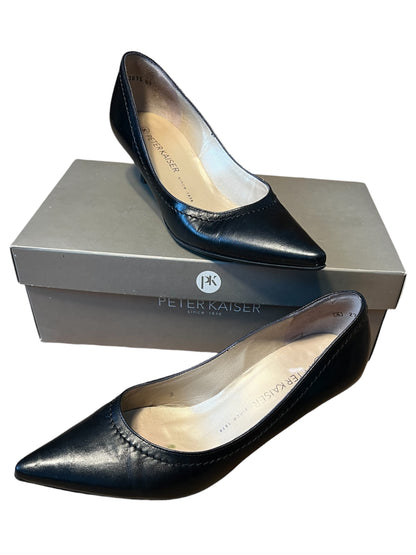Peter Kaiser Debby Vintage Pumps schwarz Leder spitz EU 37 Gr. 4 Made in Germany Business Classic 90s