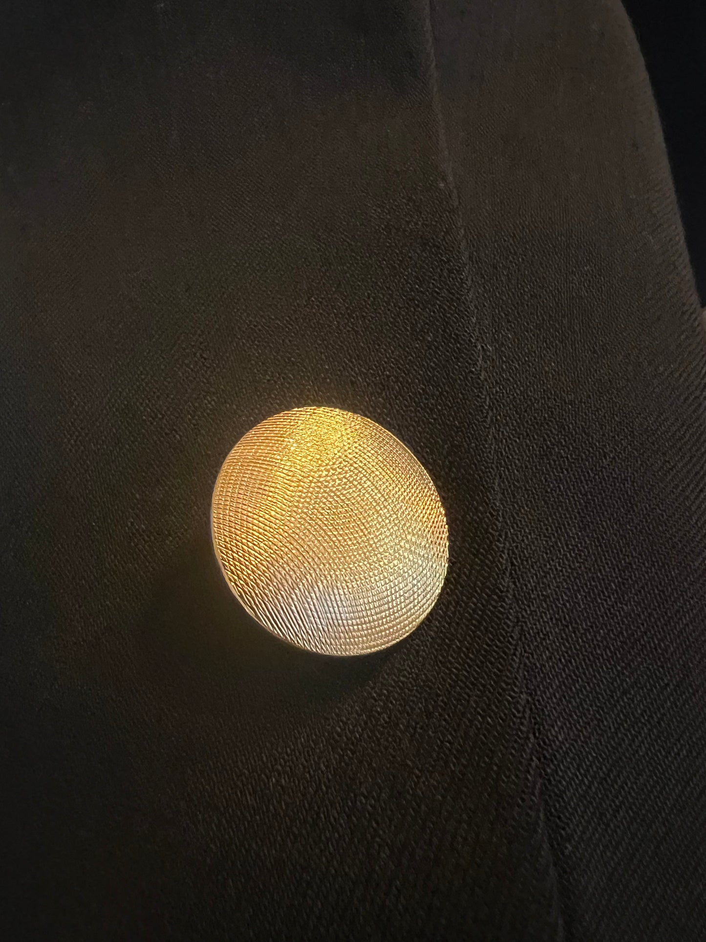 Rosner Vintage Blazer „Domingo“ Schwarz mit Goldknöpfen | Oversized 80s Style | Gr. 38