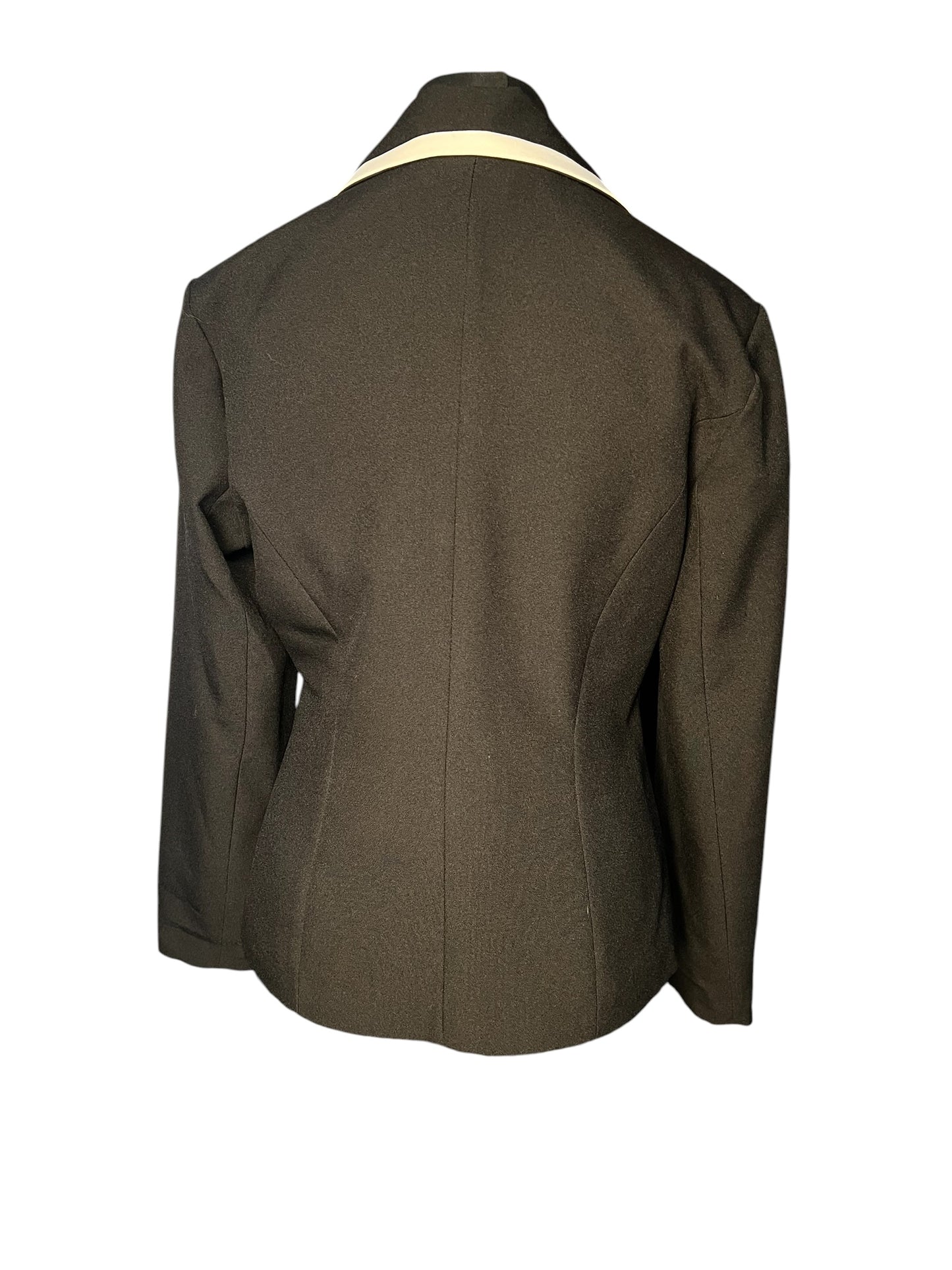 Sara's Choice: Orsay Vintage Blazer 90s y2k schwarz weiss | Gr. 40 | Dark Alternative
