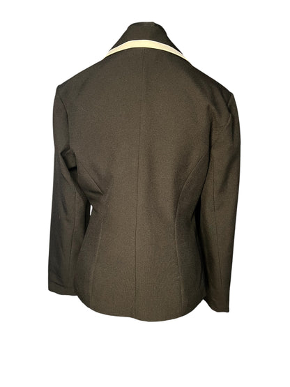 Sara's Choice: Orsay Vintage Blazer 90s y2k schwarz weiss | Gr. 40 | Dark Alternative