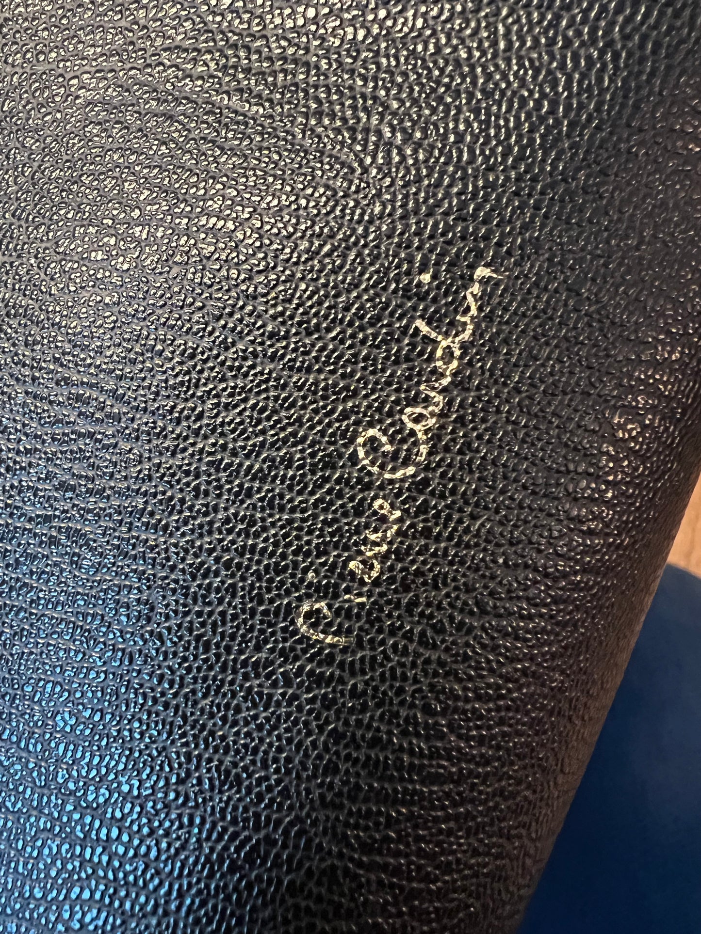 Vintage Pierre Cardin Kulturtasche Leder schwarz weinrot Herren Tasche Reise Kosmetik 80s 90s