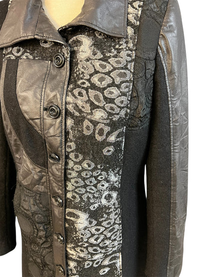 Vintage Longblazer / dünner Mantel Kirsten – Y2K – Desigual Style – Gr. 36