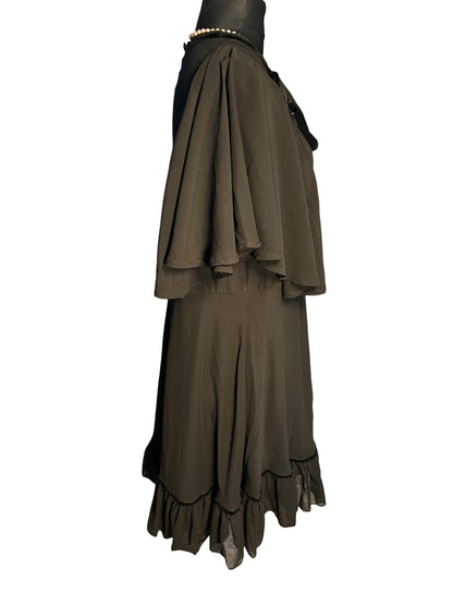Sara's Choice: Hell Bunny – Kleid teiltransparent schwarz| Gr. 2XL 44 46 | Dark Alternative