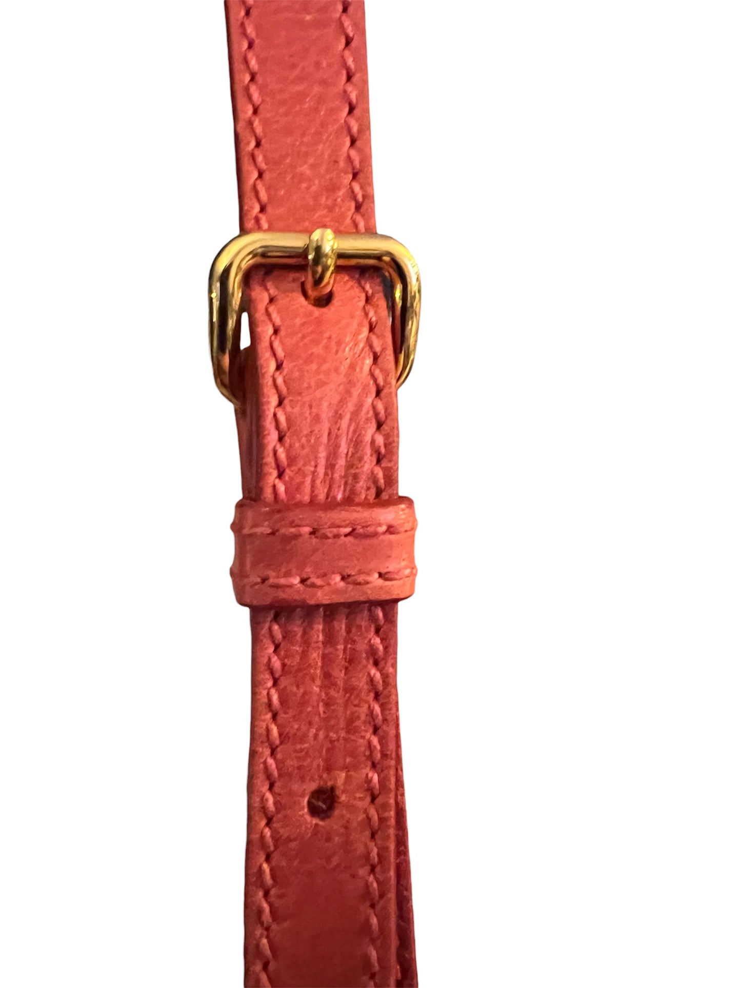 Miu Miu Vitello Shine Schultertasche Himbeer Peonia Leder Designer Bag Original