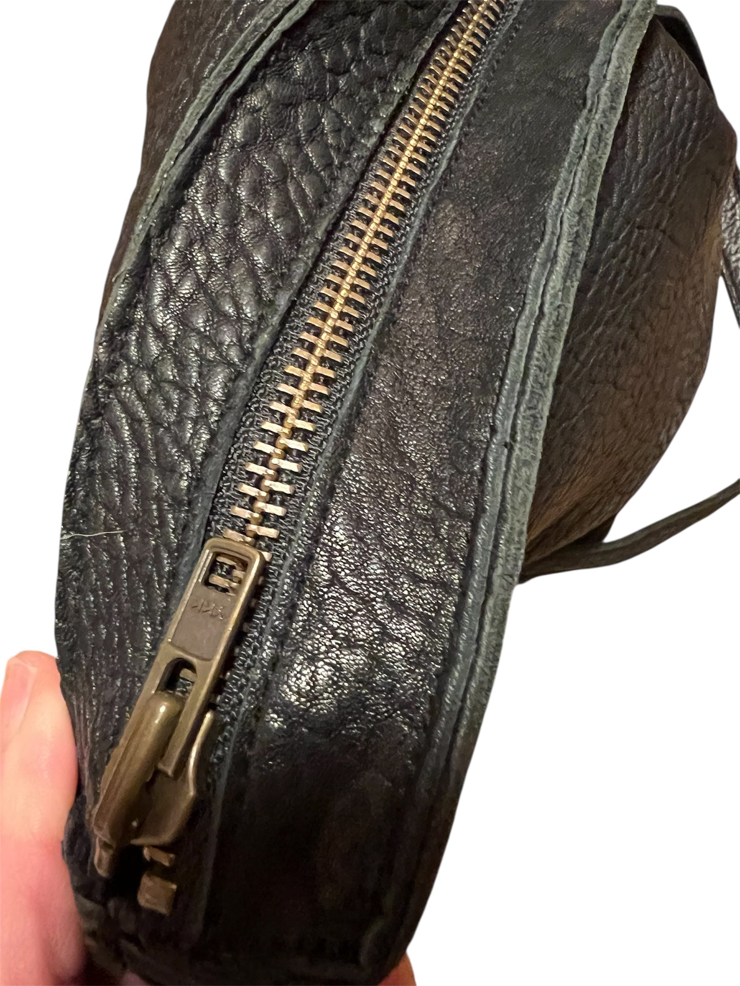 Sort Aarhus Ledertasche Schwarz – 100 % Lammleder, sehr guter Zustand
