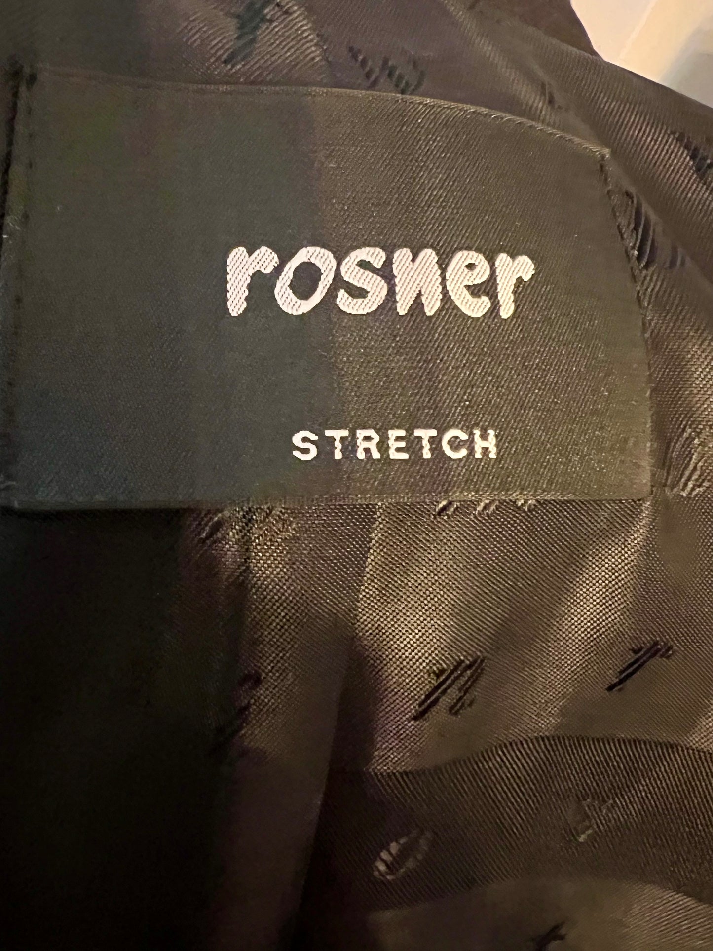 Rosner Vintage Blazer „Domingo“ Schwarz mit Goldknöpfen | Oversized 80s Style | Gr. 38