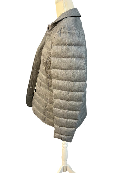 GANT Daunenjacke Herren L • Graumeliert • Steppjacke 90% Daunen • Hochwertig & neuwertig