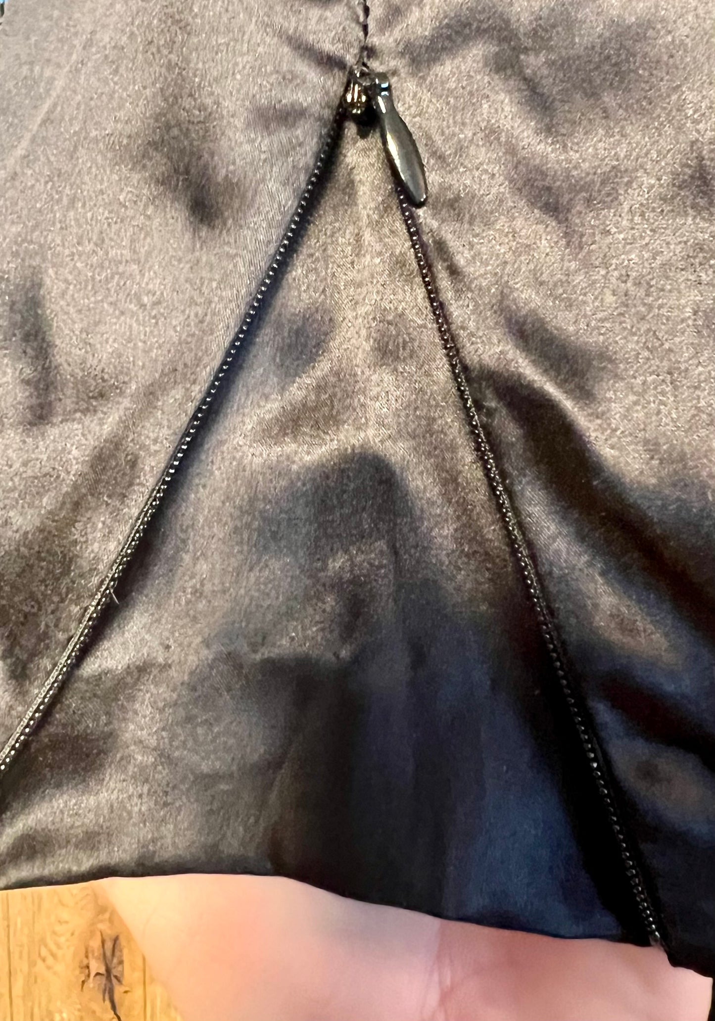 Vintage Kleid By Malene Birger Gr. 38 Elinoa 100 % Seide Schwarz Perlen Knöpfe Taillengürtel