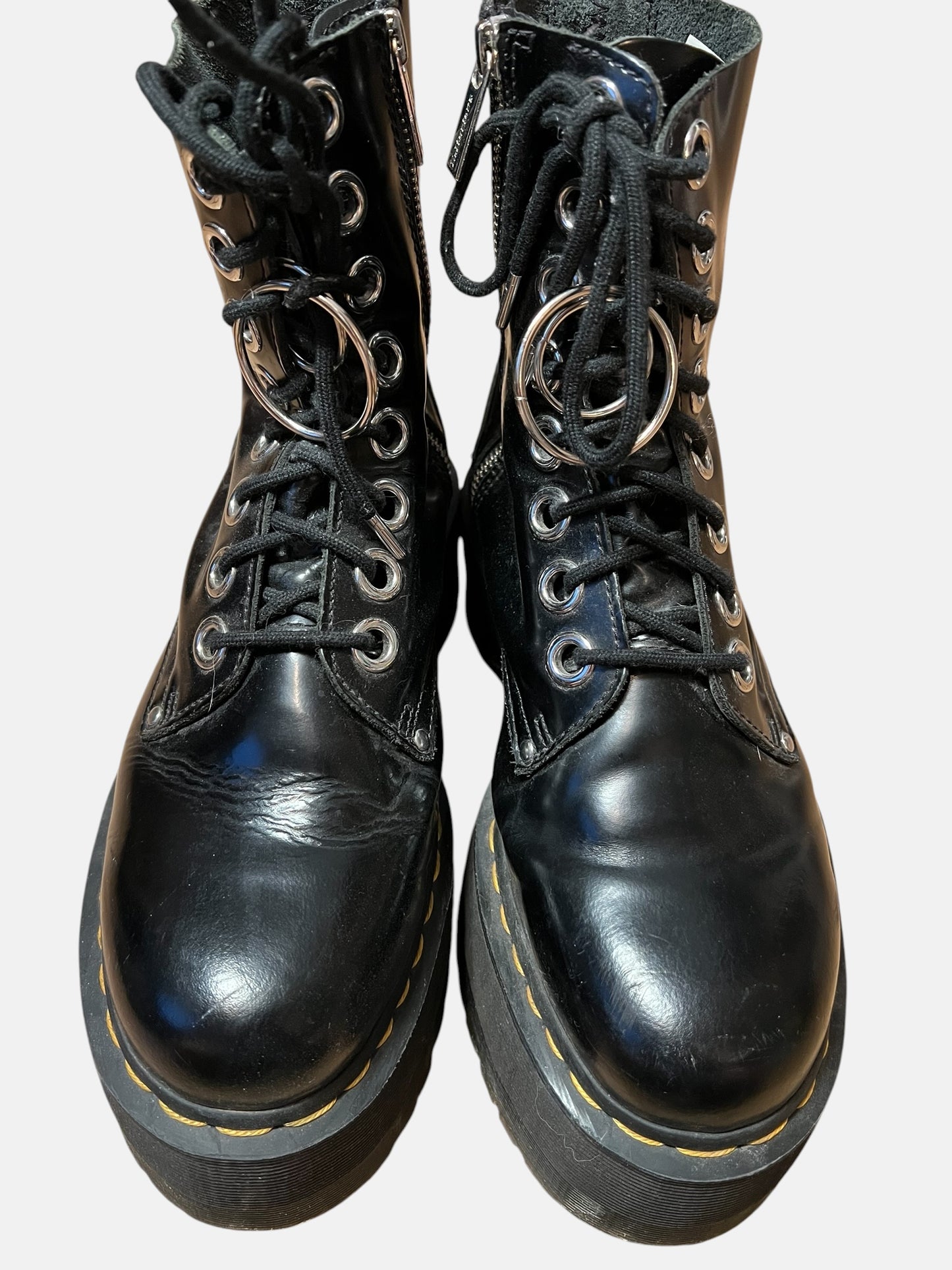 Sara's Choice: Dr. Martens Jadon Max Vegan Platform Boots Stiefel | Gr. 41|  Dark Alternative