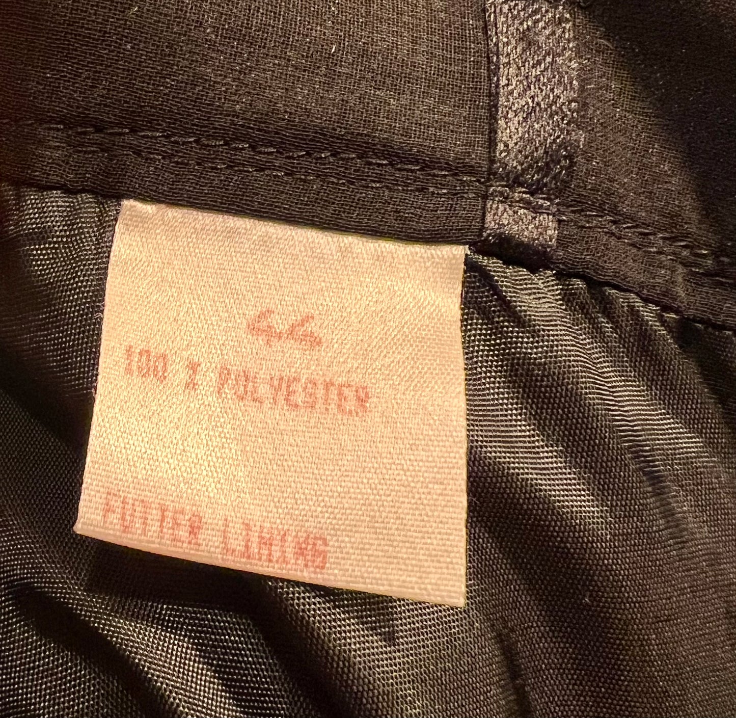 Vintage Hermann Lange Collection Rock | Schwarz, Lang, Glitzersaum | Made in West Germany | M 38 40