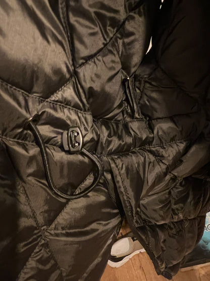 Blonde No 8 CARLY Steppweste S 36 Grün Oliv Oversize mit Kapuze – Neuwertig