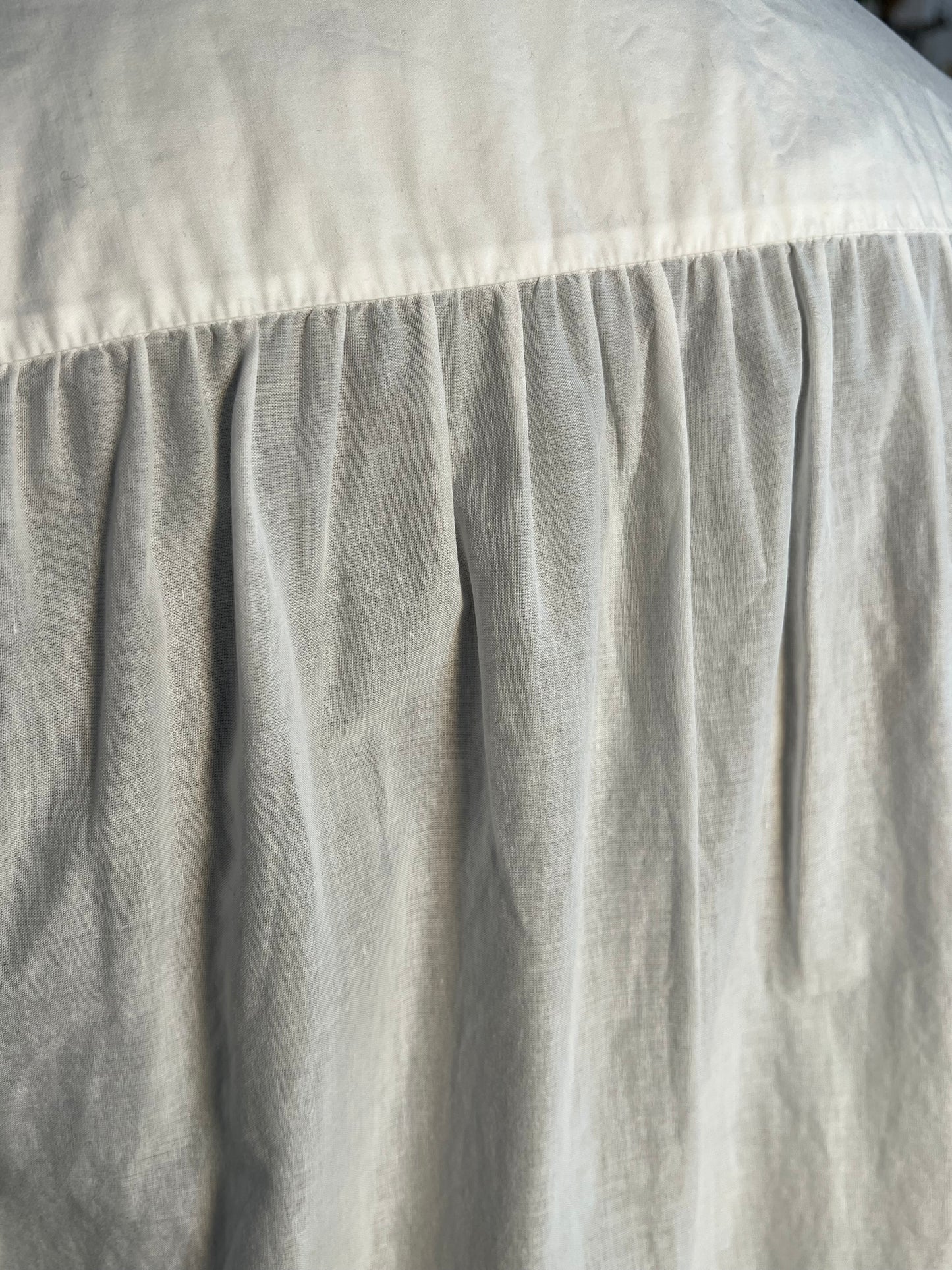 Tommy Hilfiger Vintage Bluse 38 40 M L Weiß Lochmuster Goldknöpfe Y2K