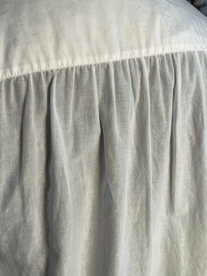 Tommy Hilfiger Vintage Bluse 38 40 M L Weiß Lochmuster Goldknöpfe Y2K